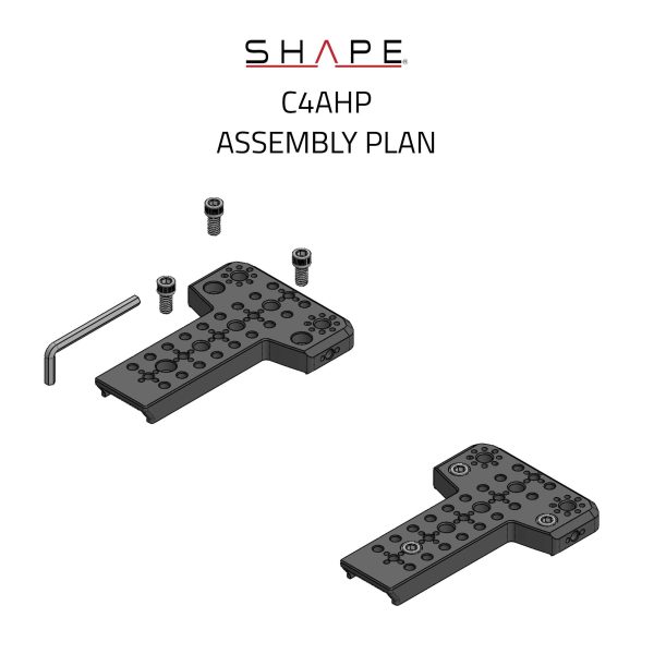 SHAPE Top Handle Adapter Plate C400 - Imagen 2