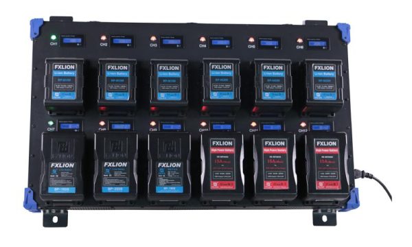 FXLION 12-channel V mount Quick charger PL-Q4B12 - Imagen 4